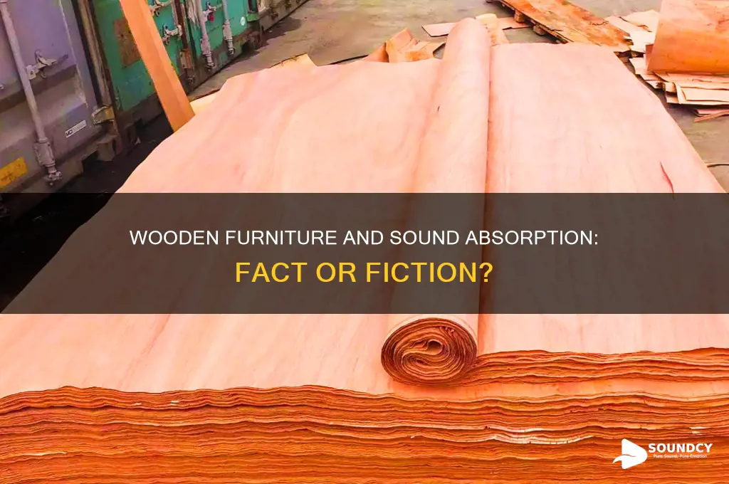 does wooden furnite absorb sound