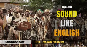 Does Xhosa Sound Like English? Exploring Linguistic Similarities and Differences