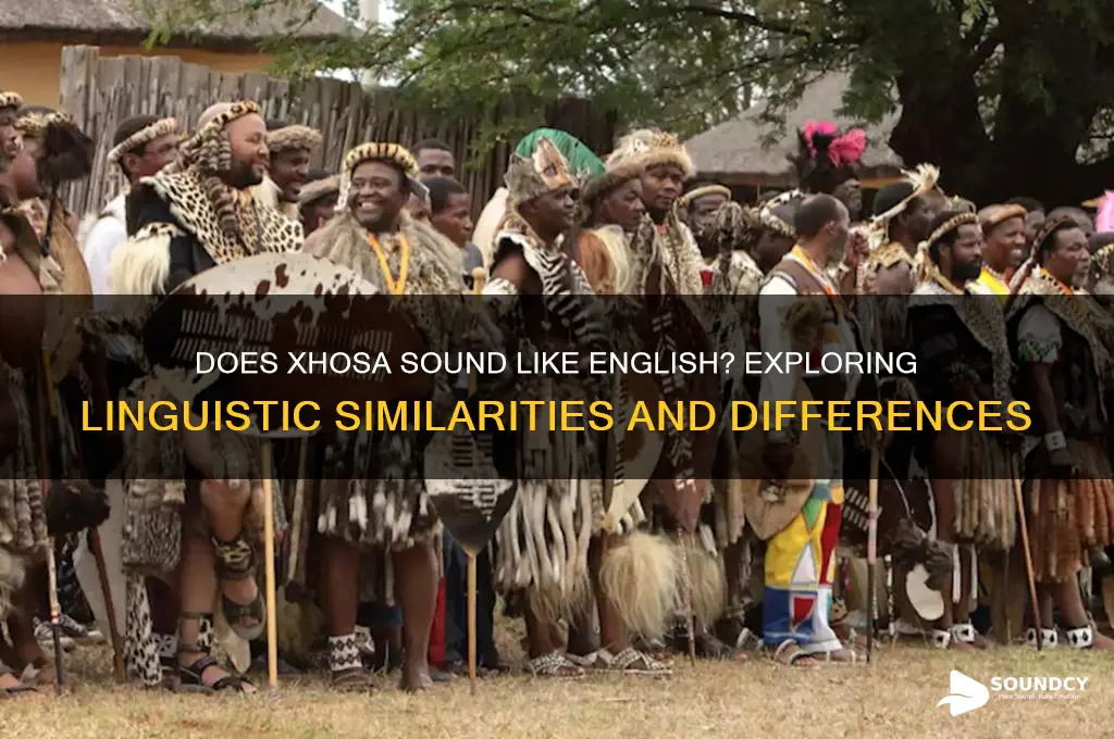 does xhosa sound like english