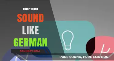 Does Yiddish Sound Like German? Exploring Linguistic Similarities and Differences