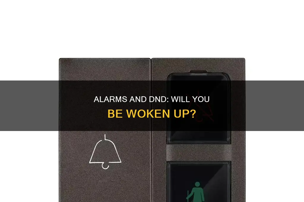 does your alarm sound on dnd