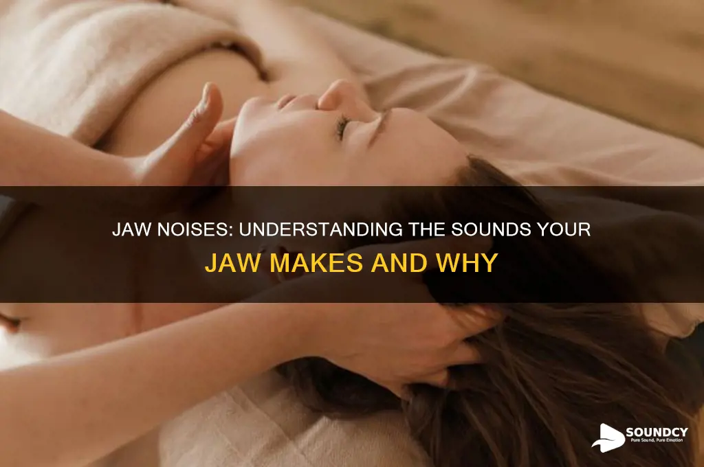 does your jaw make sound