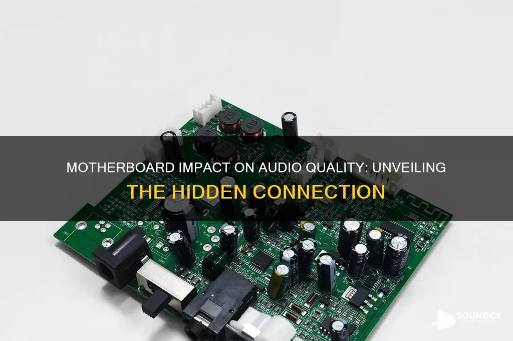 does your motherboard affect sound