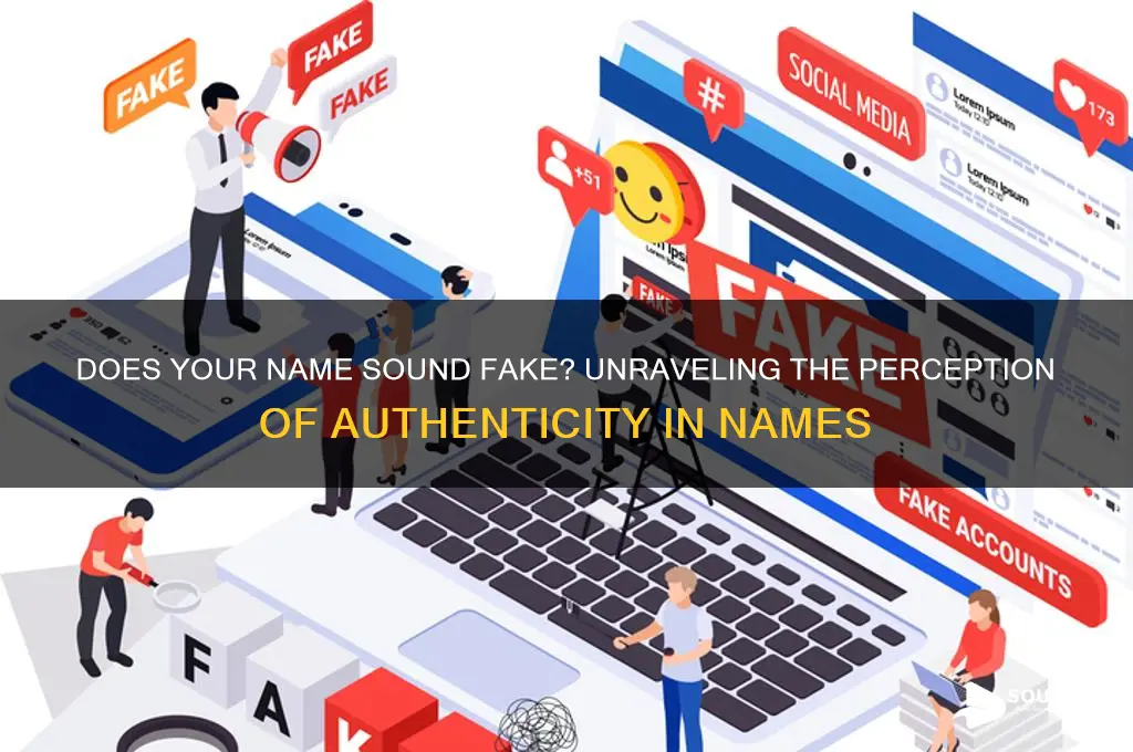 does your name sound fake