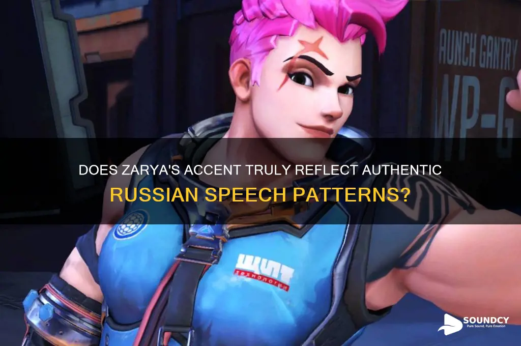 does zarya really sound russian