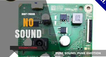 Troubleshooting the F9000: Quick Fixes for No Sound Issues
