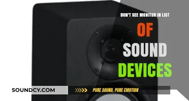 Troubleshooting: Monitor Missing from Sound Devices List – Quick Fixes