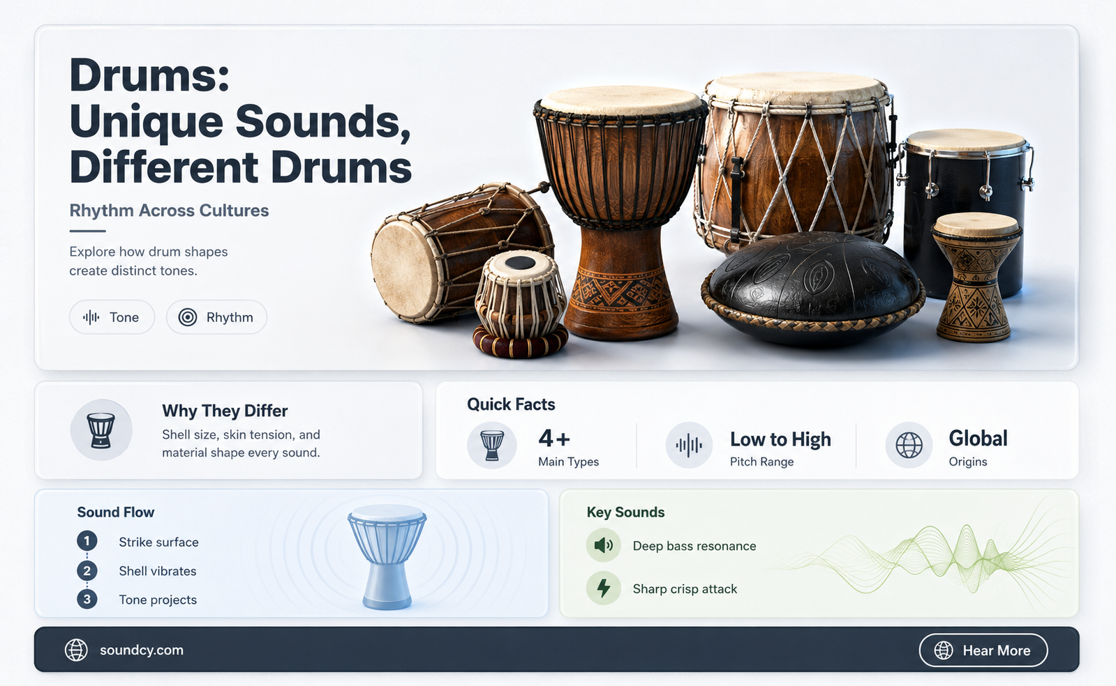 do all drums sound the same