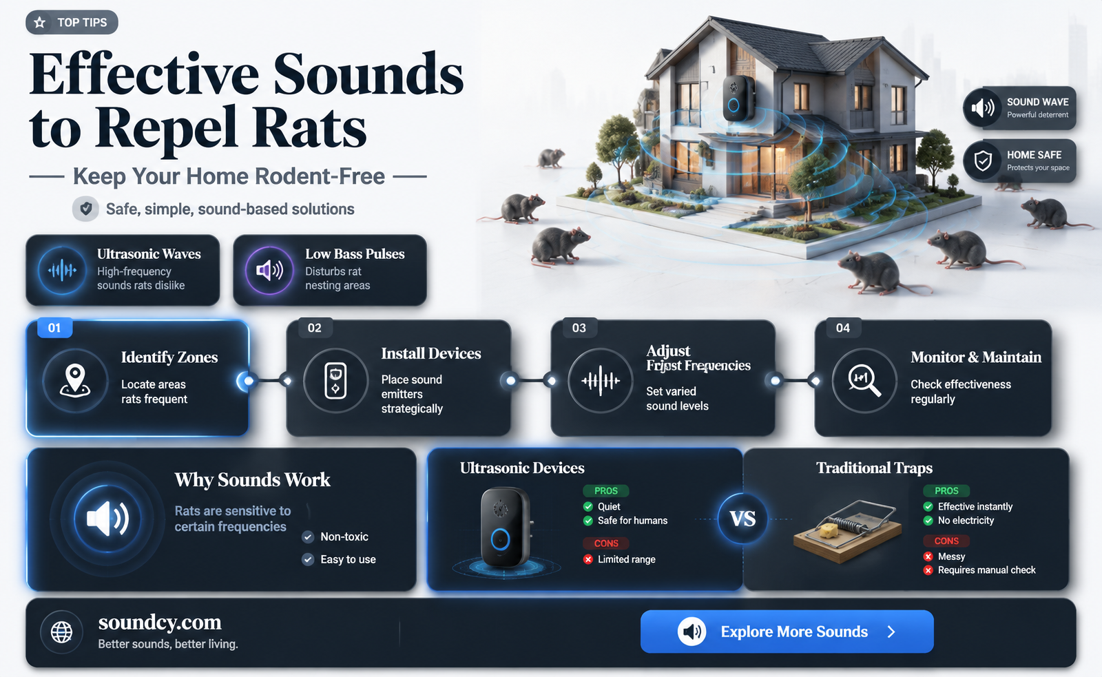 are there sounds that repel rats