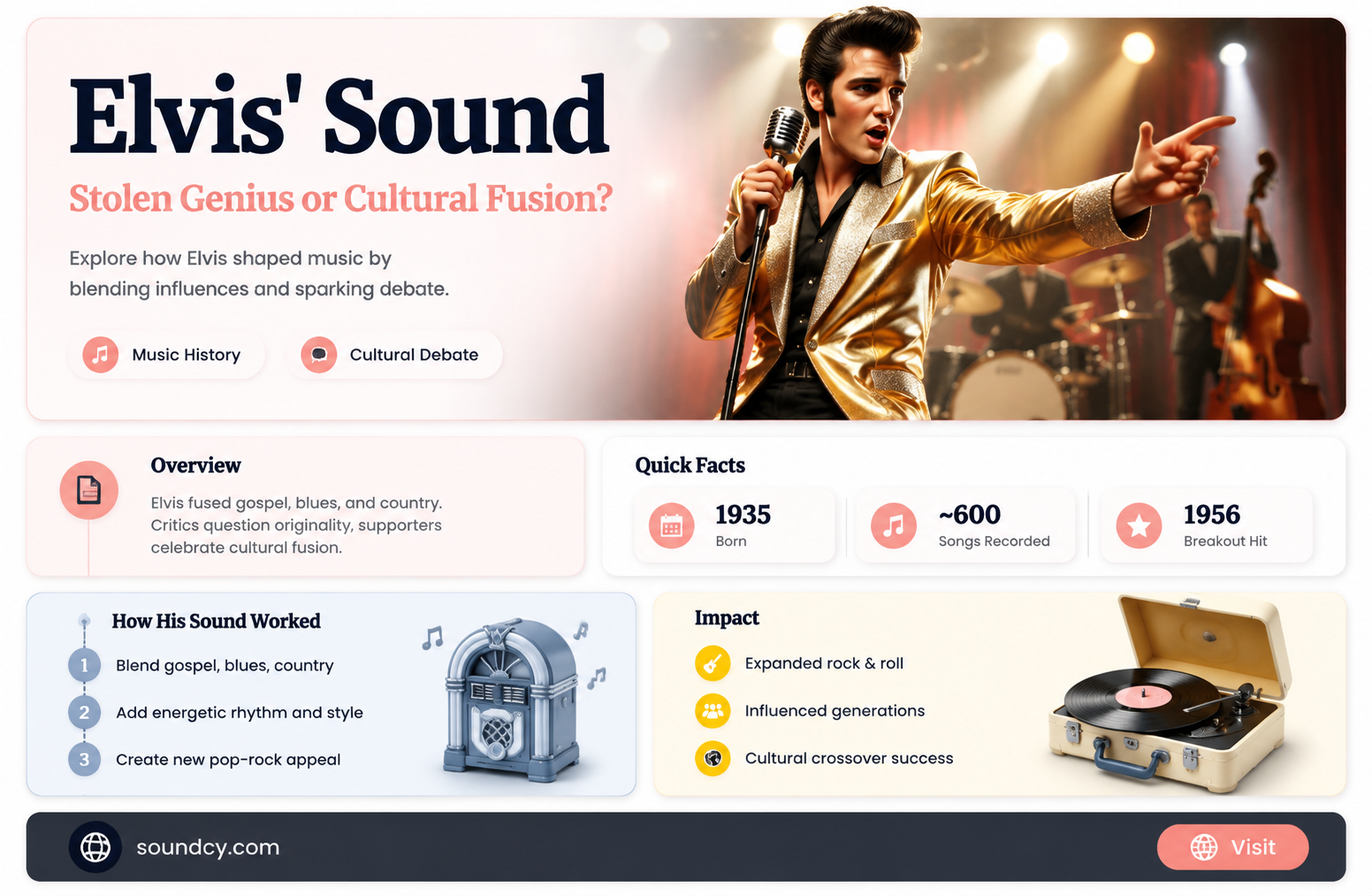 did elvis steal his sound
