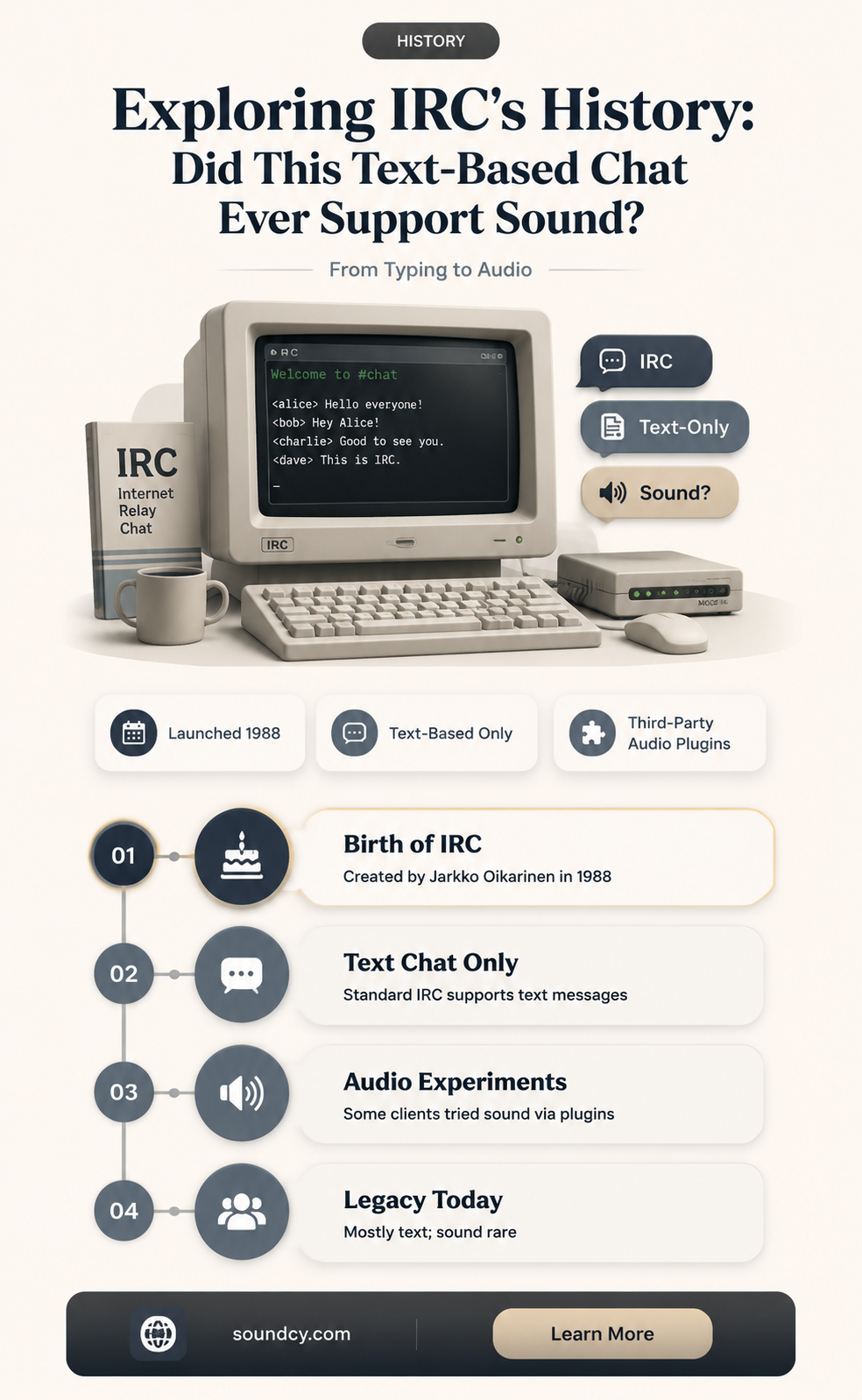 did irc ever have sound