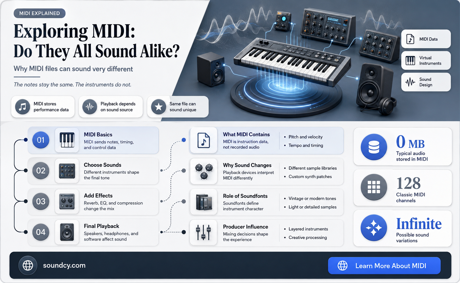 do all midi sound the same