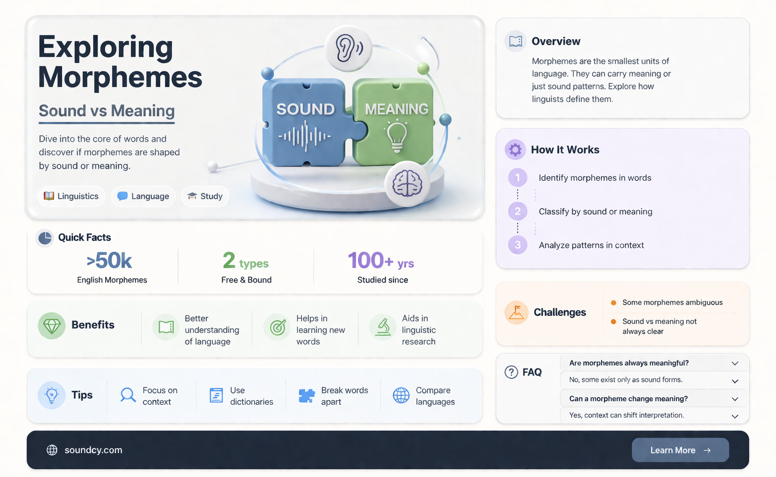 are morphemes defined by sound