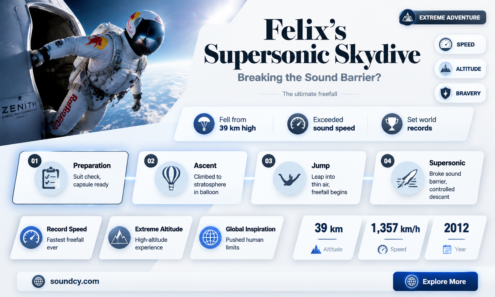 did felix break the sound barrier