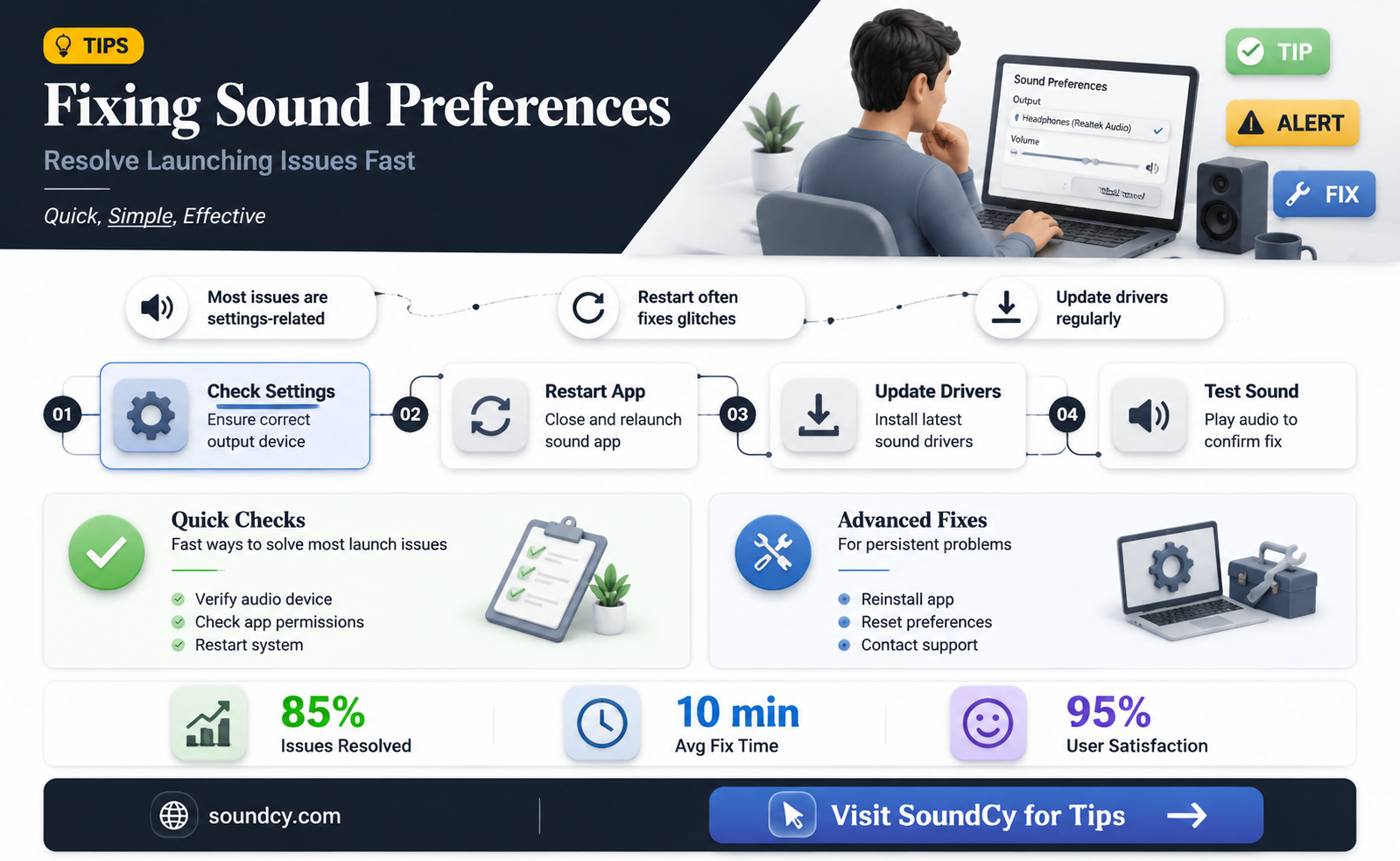 could not launch sound preference pane
