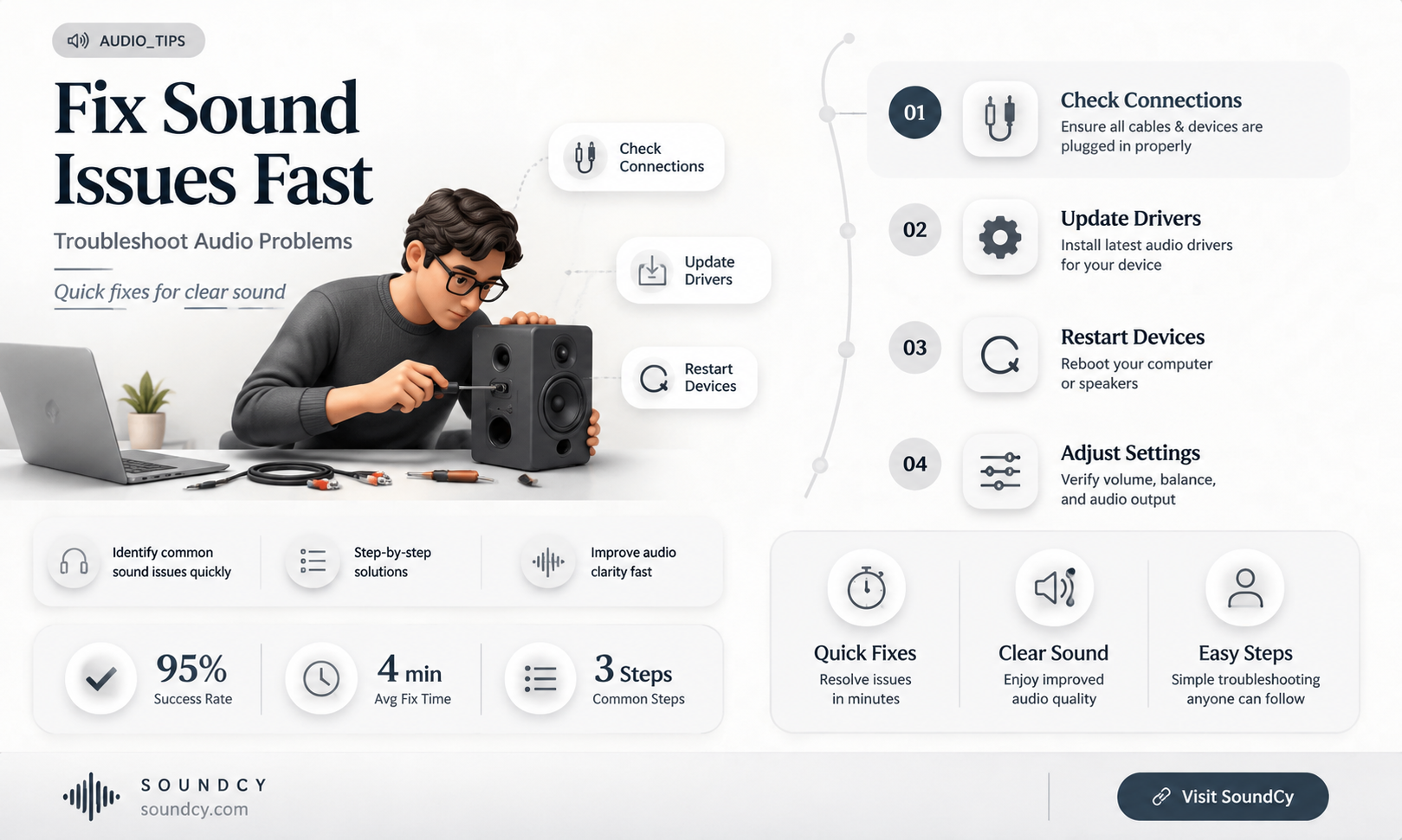 are you having sound problems message