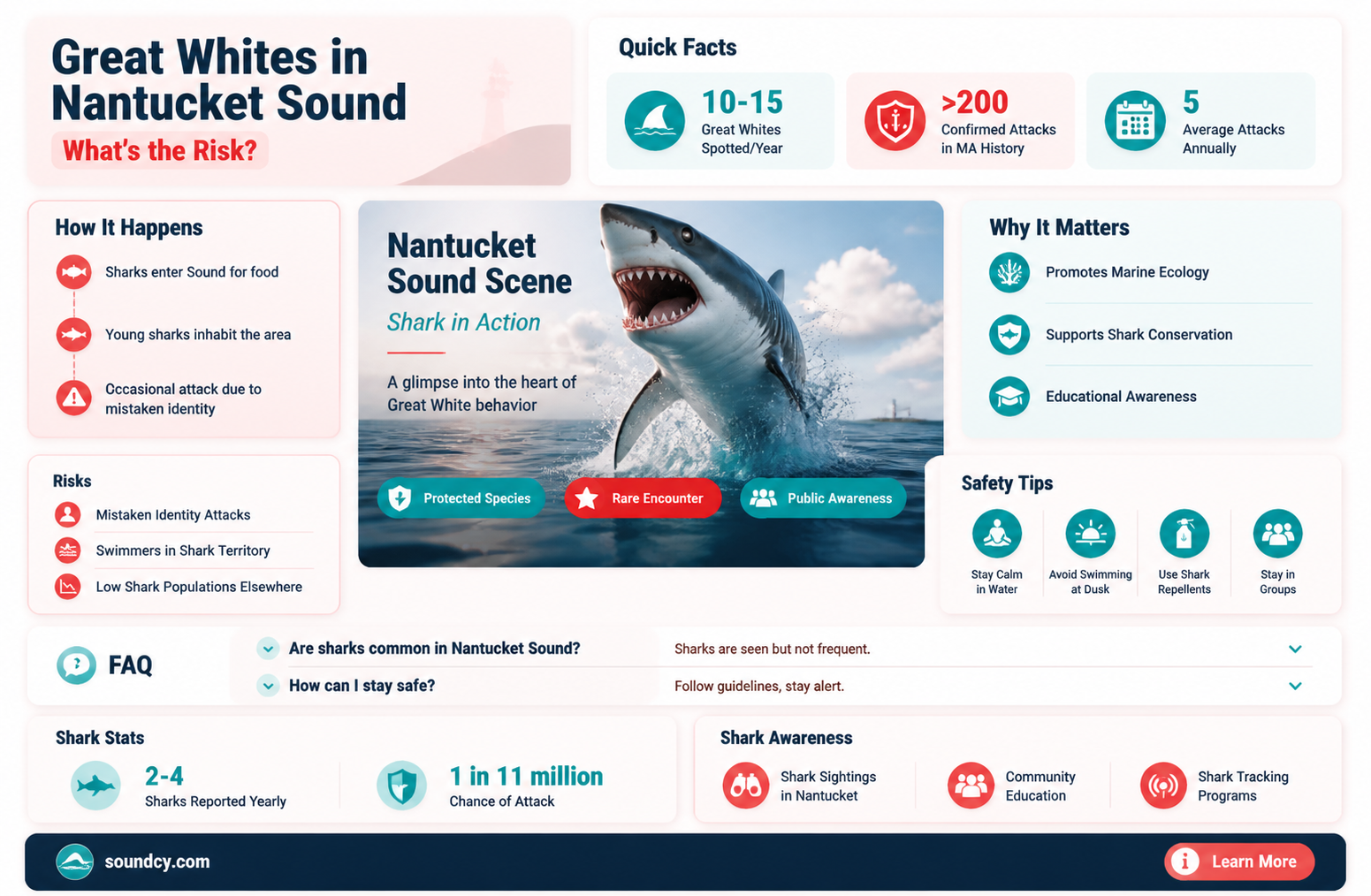 are great whites in nantucket sound
