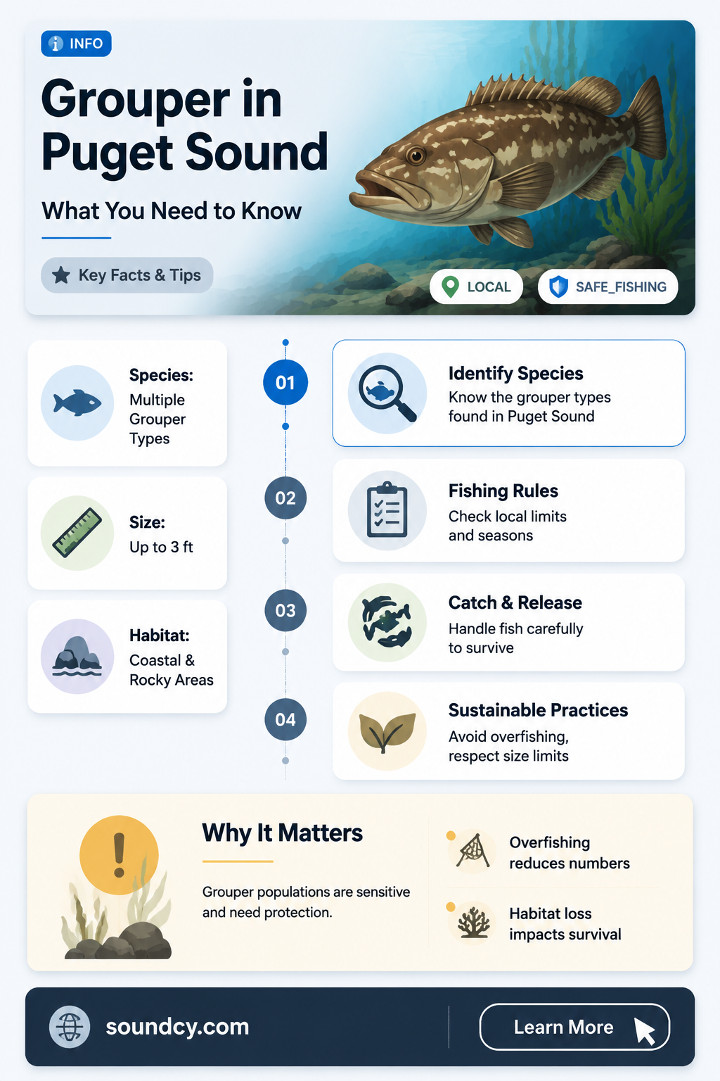 are there grouper in puget sound