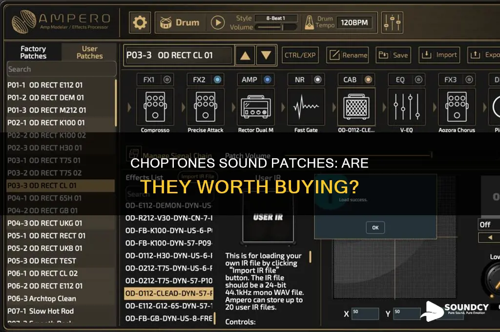 has anymone purchased choptones sound patches