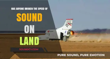 Breaking the Sound Barrier: Land Speed Records and Sonic Feats