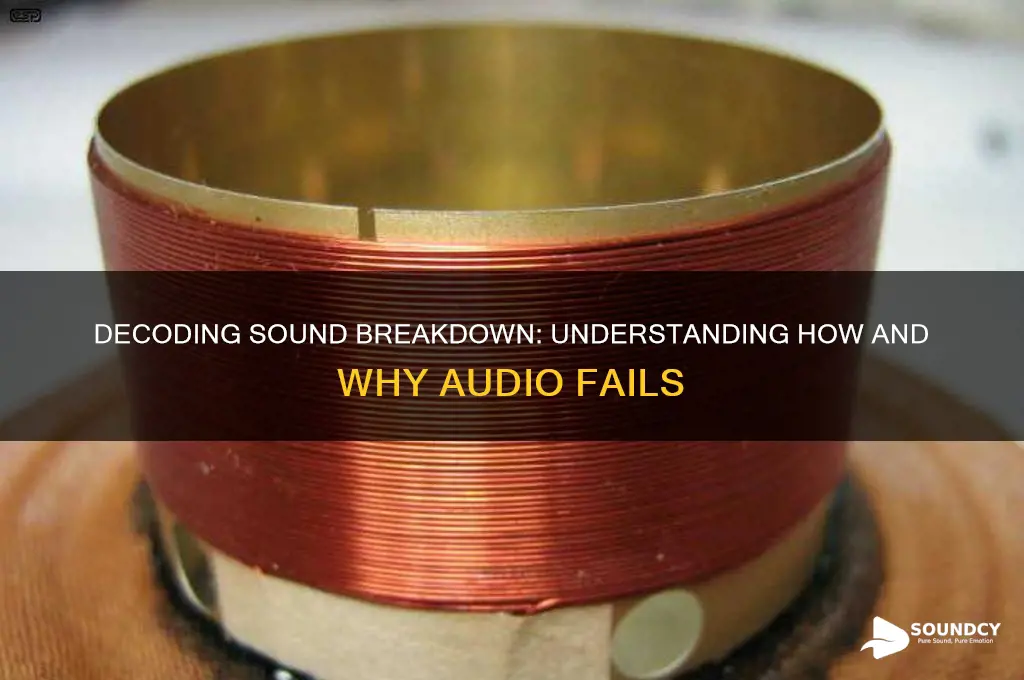 have broken down by sound