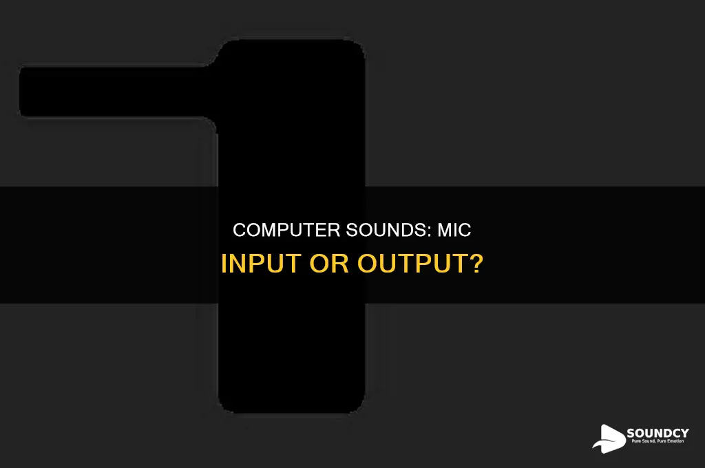 have computer sounds go thru mic