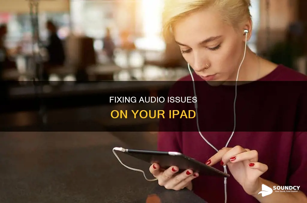 have lost sound on my ipad