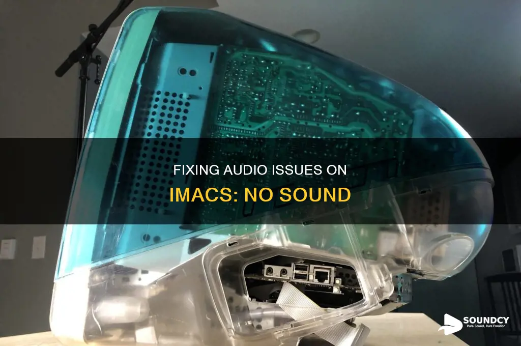 have no sound on my imac