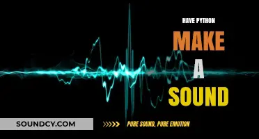 Make Python Play Sounds: A Simple Guide to Audio Output
