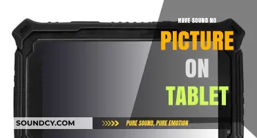 Tablet Troubleshooting: Sound but No Picture