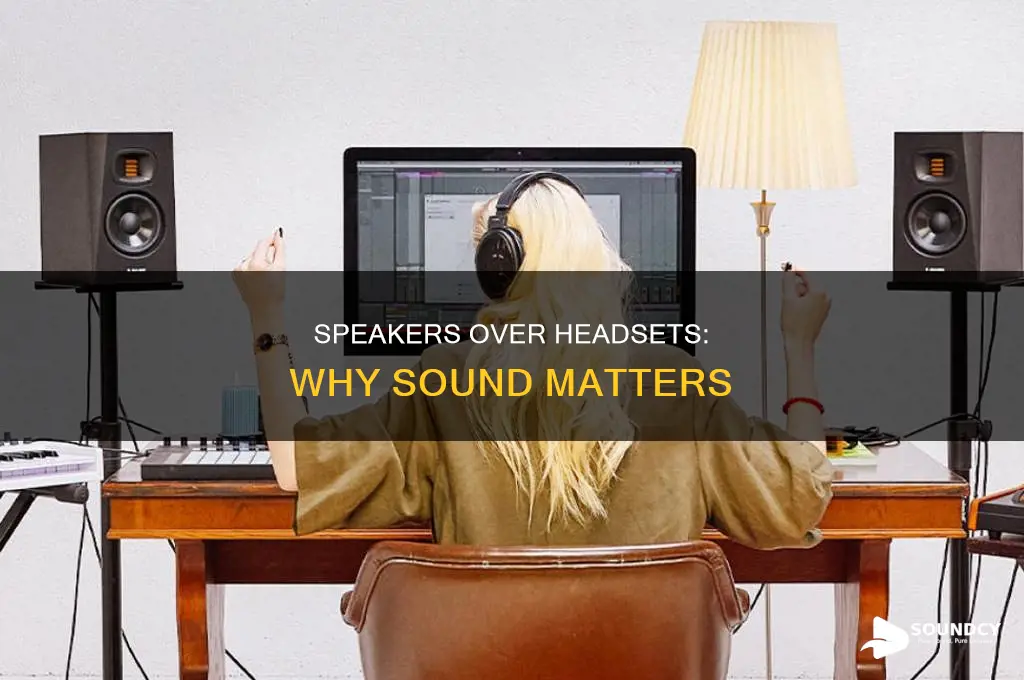have sound through speakers not headset