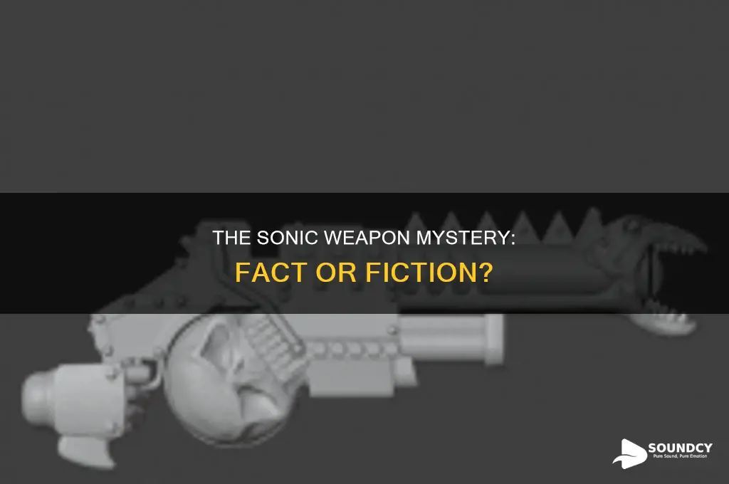 have sound weapons ever been developed