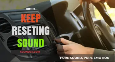 Constantly Resetting Sound? Troubleshooting Tips for Persistent Audio Issues