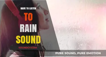 Rain Sounds: A Natural Remedy for Insomnia
