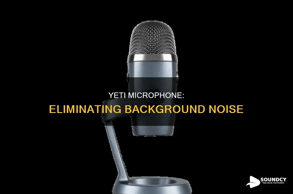 have yeti microphone remove background sounds