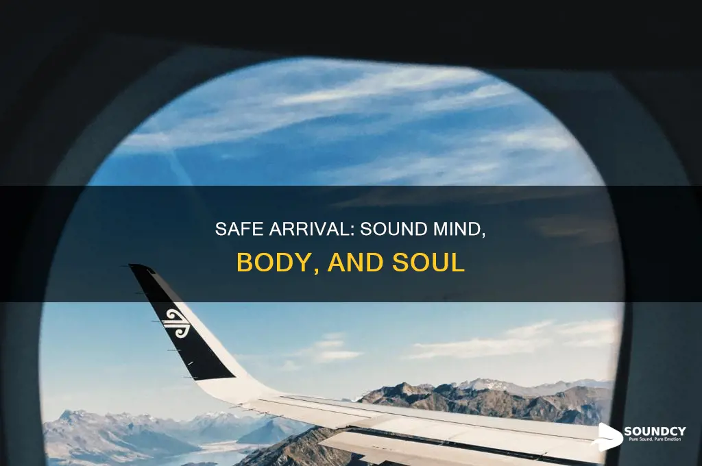 have you arrived safe and sound