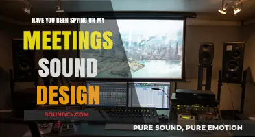 Eavesdropping on My Meetings? The Art of Sound Design in Surveillance