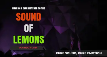 The Unexpected Symphony: Listening to the Sound of Lemons