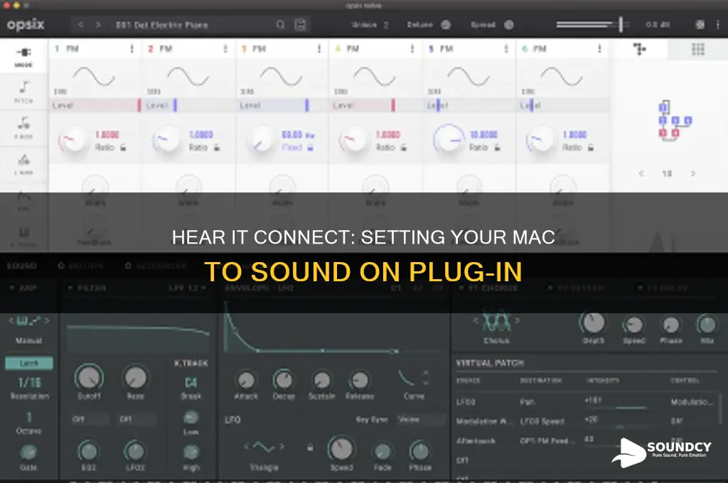 have your mac make a sound when you plugin