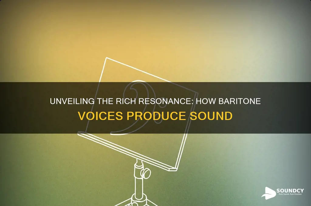 how a baritone makes sound