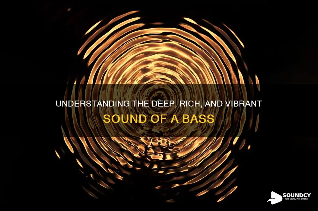 how a bass sounds description