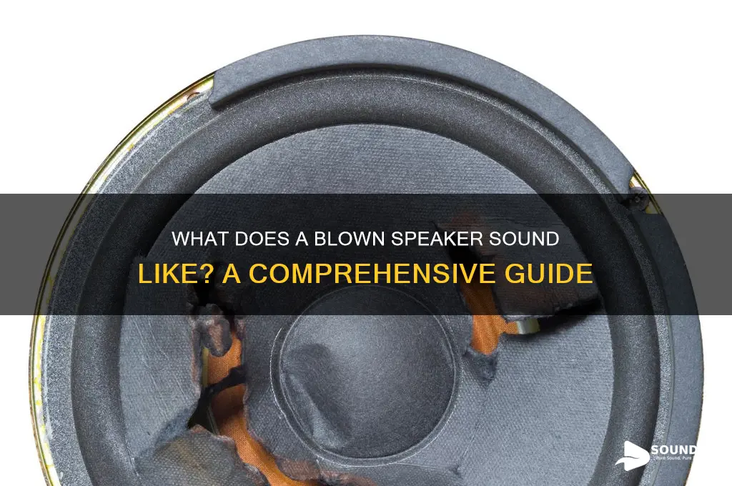 how a blown speaker sounds