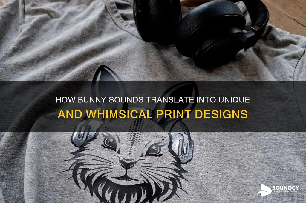 how a bunny sounds print