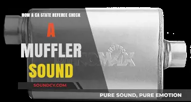 CA State Referee Muffler Sound Check: Process and Compliance