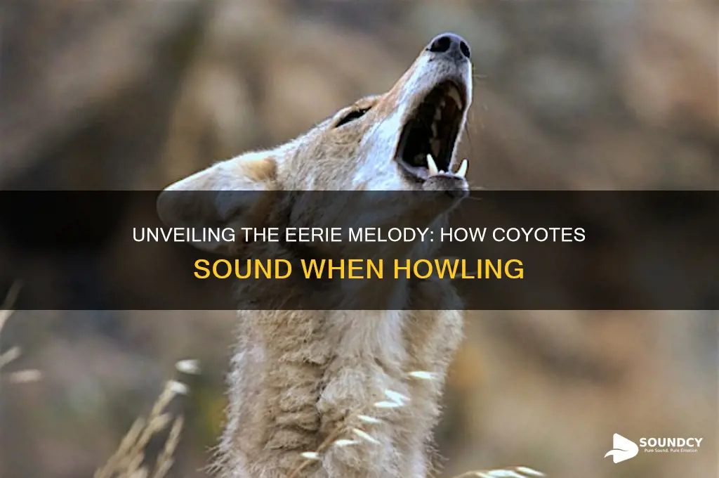 how a coyote sounds howling