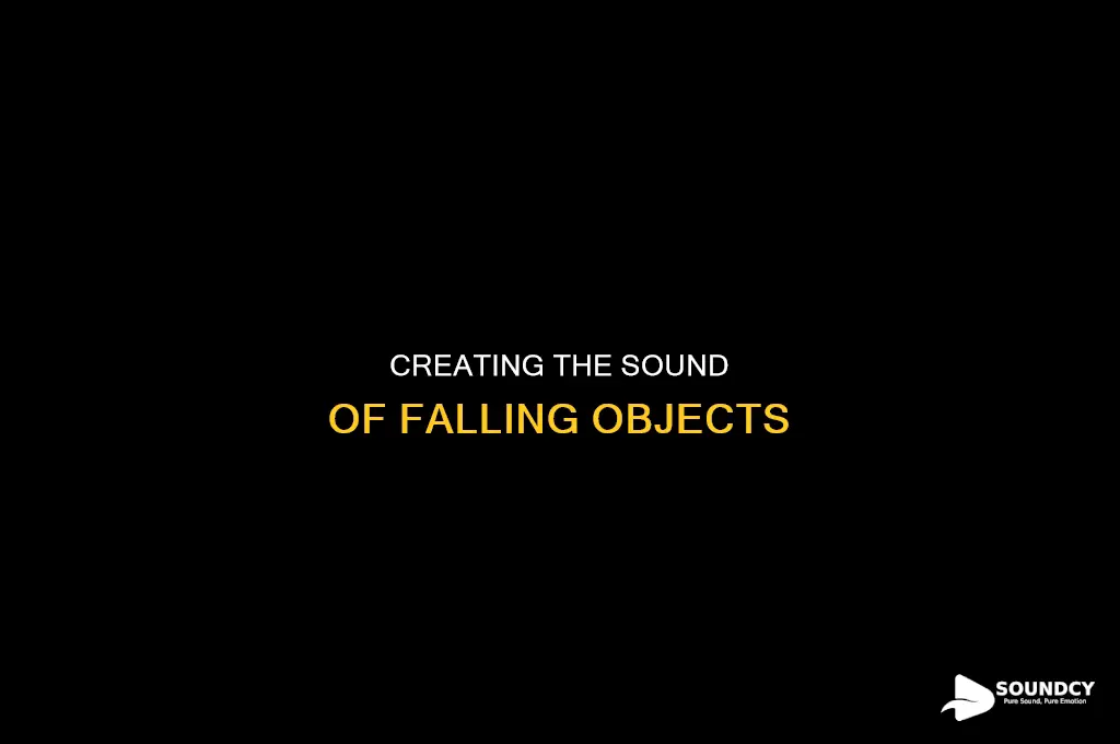 how a falling sound is made