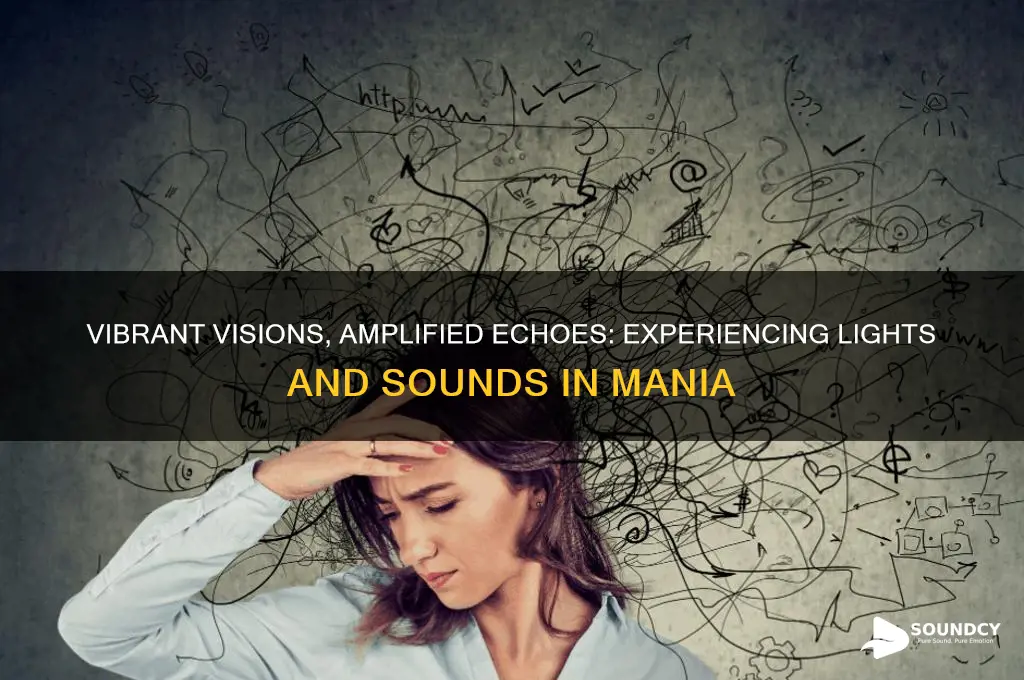 how a manic person see lights and listen sound