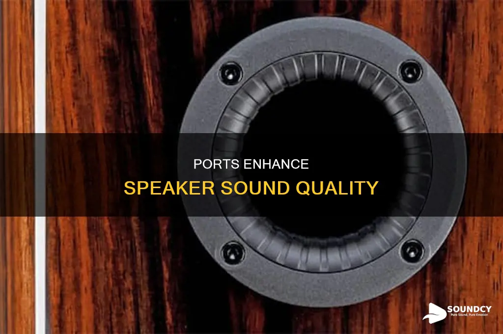 how a port benefits speaker sound