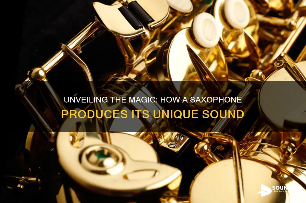 how a saxaphone makes sound