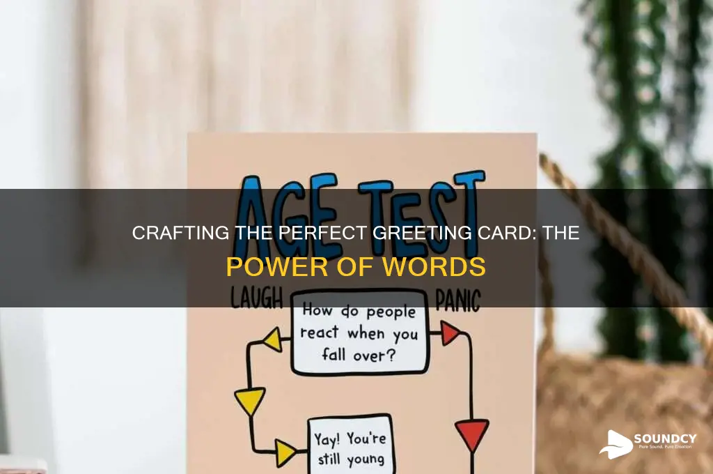 how a sound gretting card word